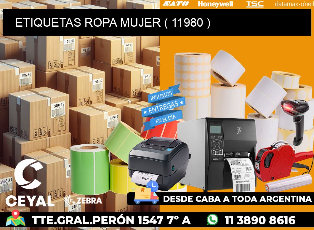 ETIQUETAS ROPA MUJER ( 11980 )