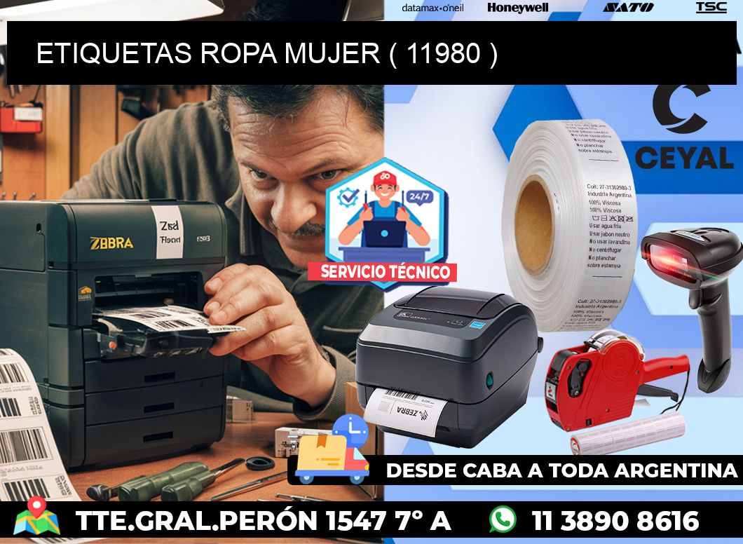 ETIQUETAS ROPA MUJER ( 11980 )