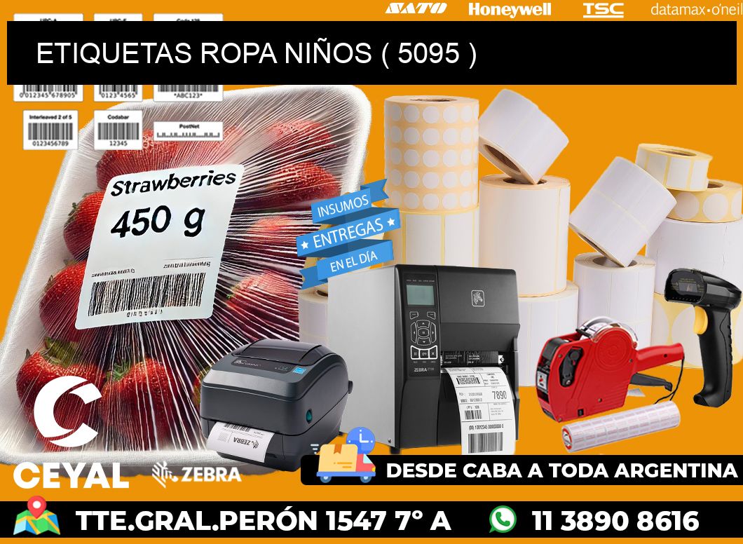 ETIQUETAS ROPA NIÑOS ( 5095 )