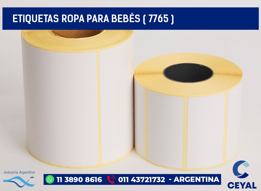 ETIQUETAS ROPA PARA BEBÉS ( 7765 )