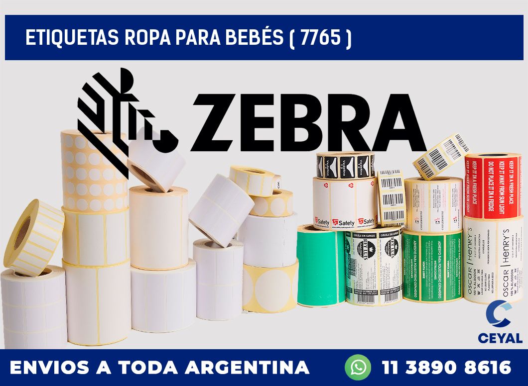 ETIQUETAS ROPA PARA BEBÉS ( 7765 )