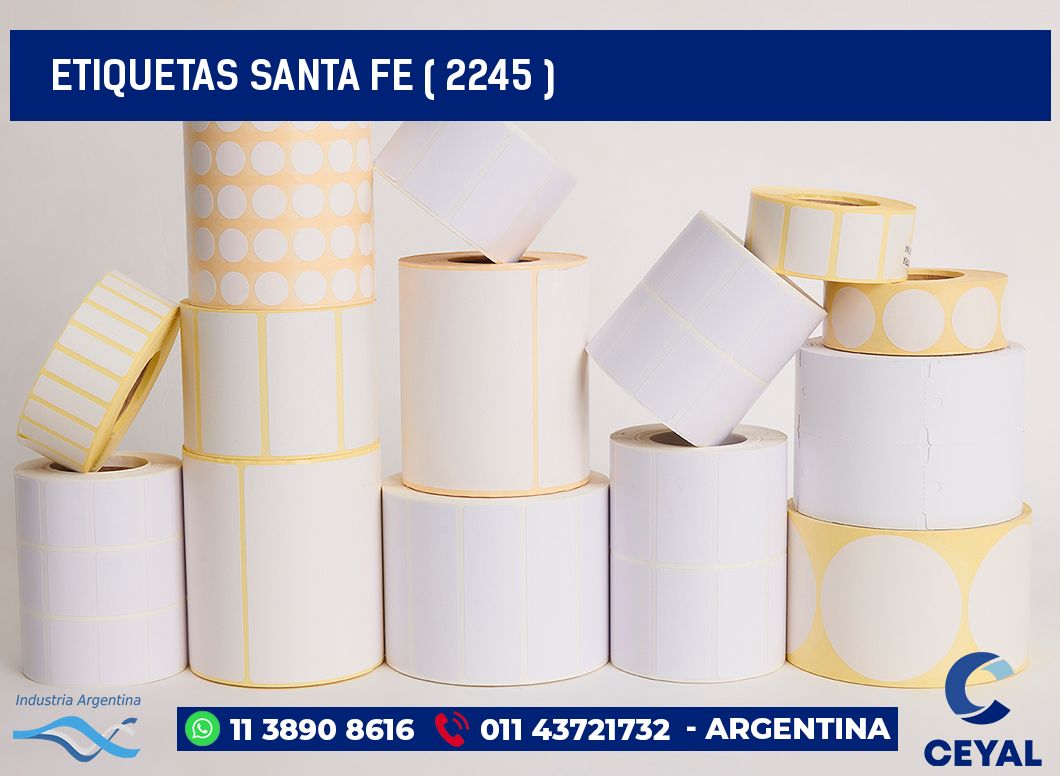 ETIQUETAS SANTA FE ( 2245 )