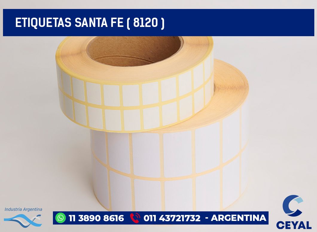 ETIQUETAS SANTA FE ( 8120 )