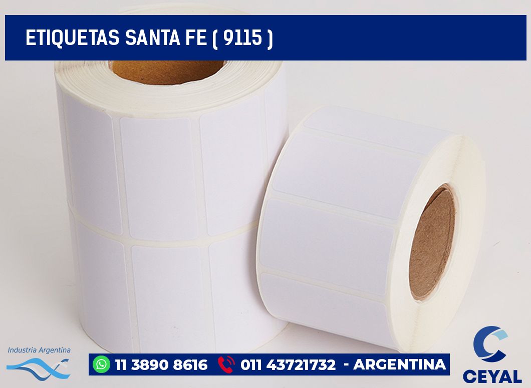 ETIQUETAS SANTA FE ( 9115 )