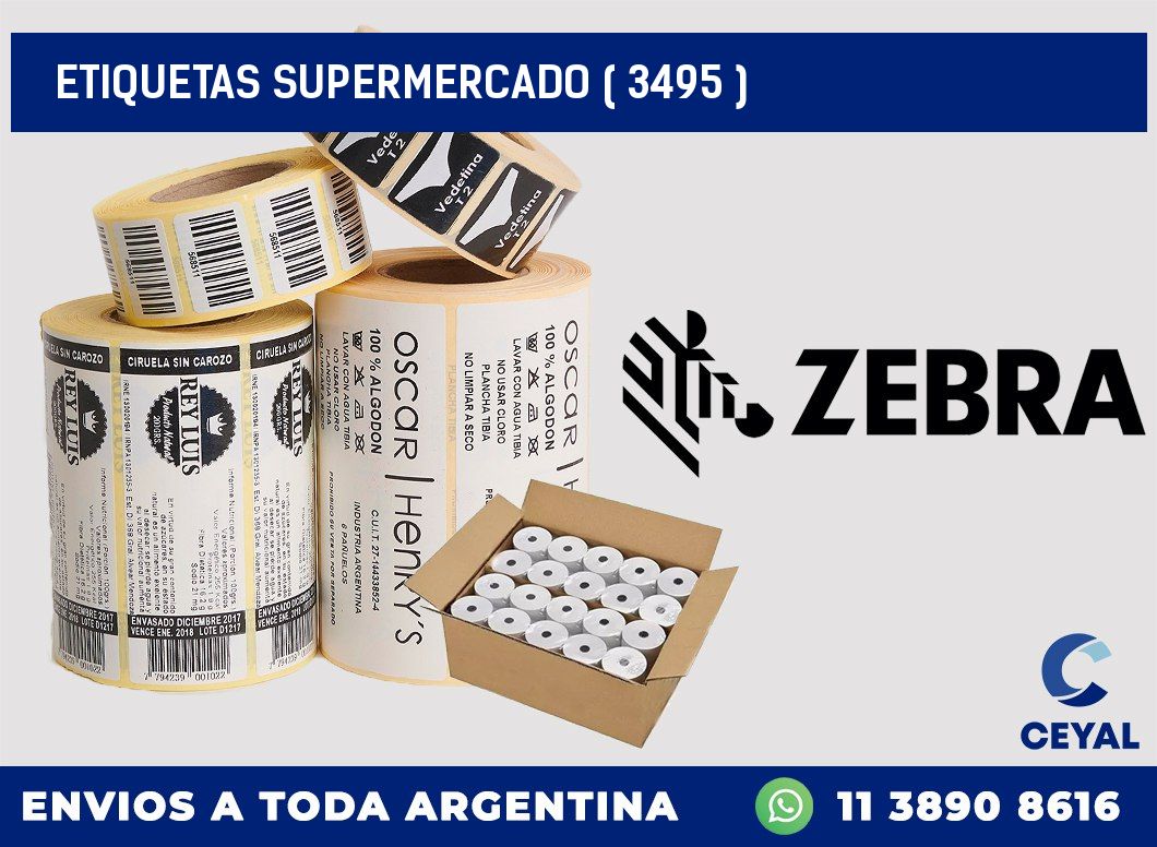 ETIQUETAS SUPERMERCADO ( 3495 )