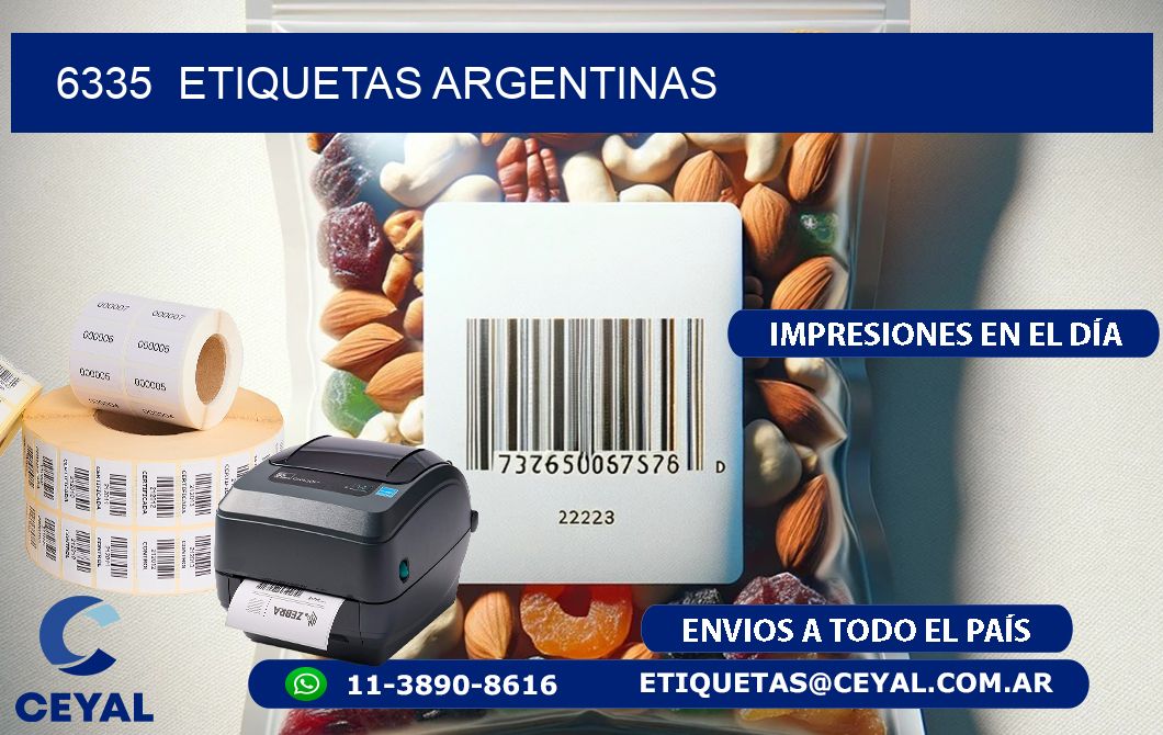 6335  ETIQUETAS ARGENTINAS