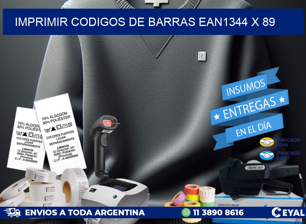 IMPRIMIR CODIGOS DE BARRAS EAN1344 x 89