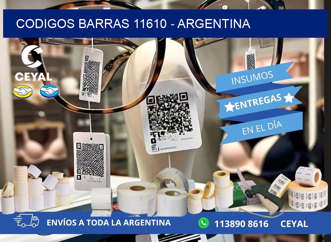 CODIGOS BARRAS 11610 – ARGENTINA