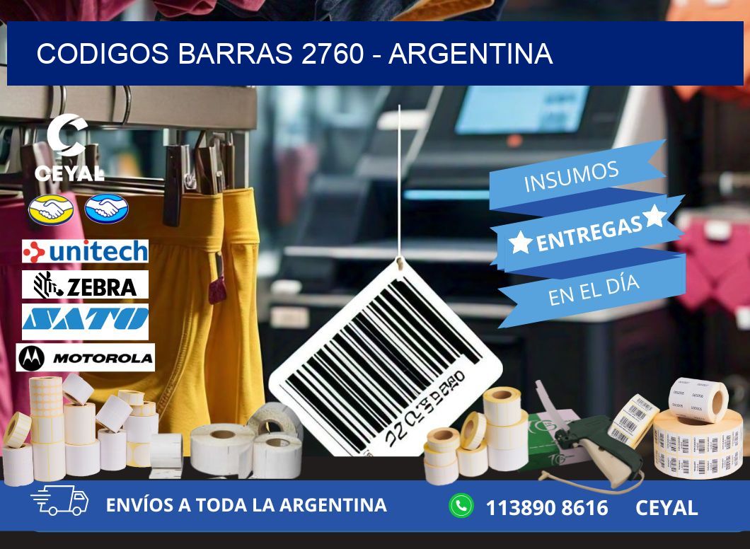 CODIGOS BARRAS 2760 - ARGENTINA