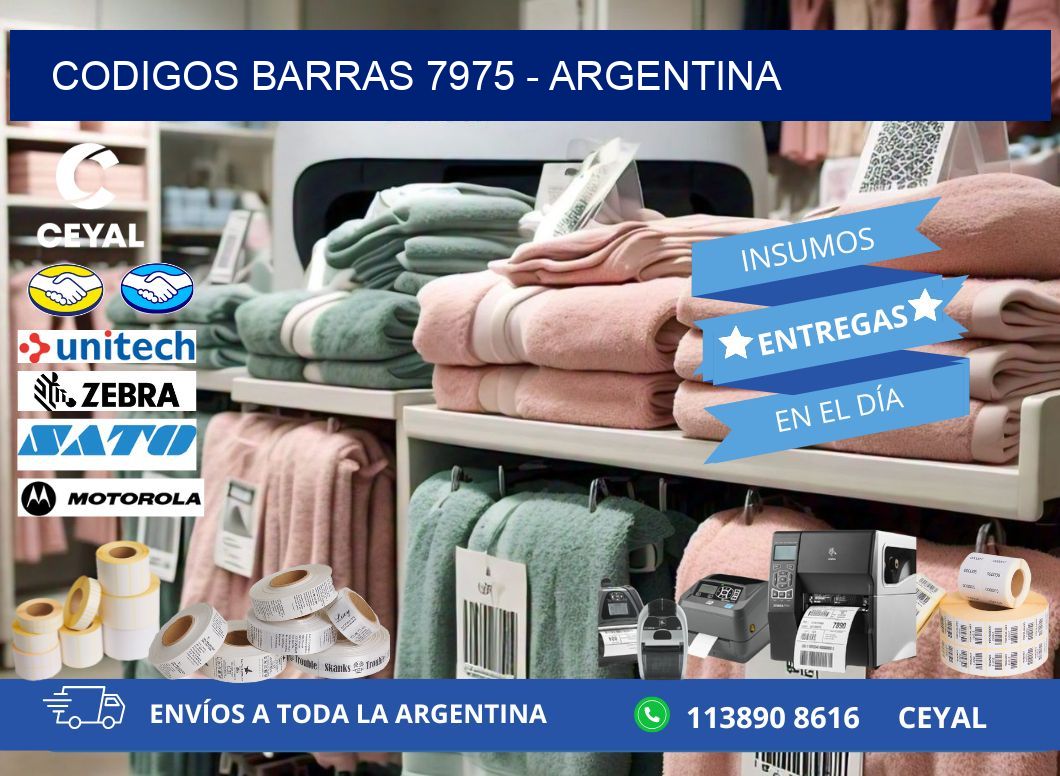 CODIGOS BARRAS 7975 - ARGENTINA