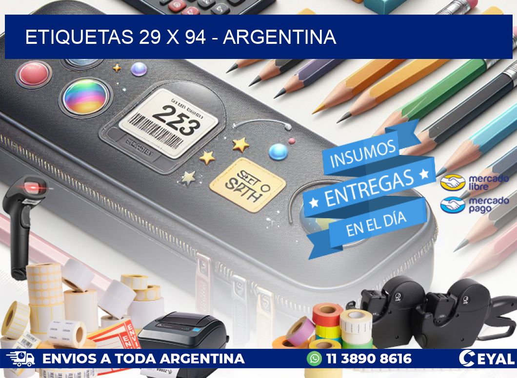 ETIQUETAS 29 x 94 - ARGENTINA