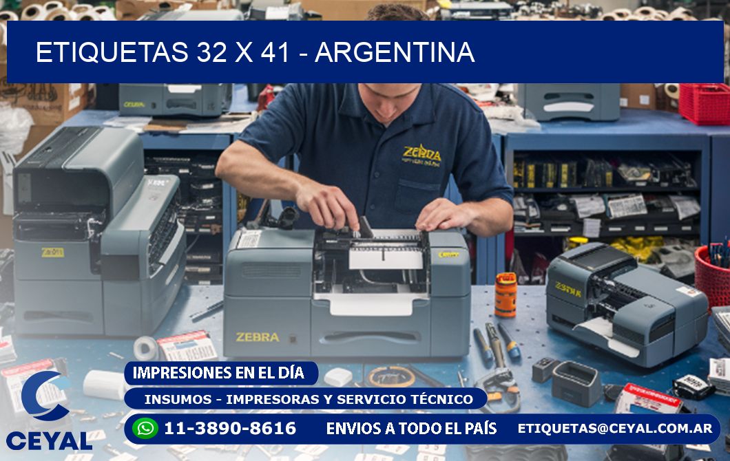 ETIQUETAS 32 x 41 - ARGENTINA