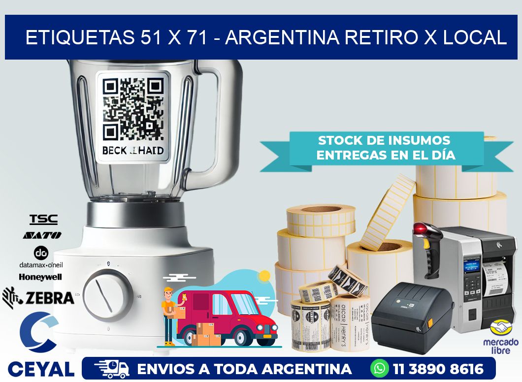 ETIQUETAS 51 x 71 – ARGENTINA RETIRO X LOCAL