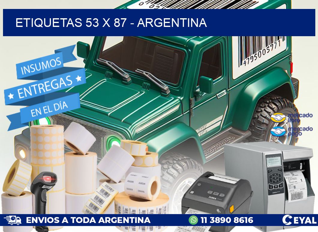 ETIQUETAS 53 x 87 – ARGENTINA