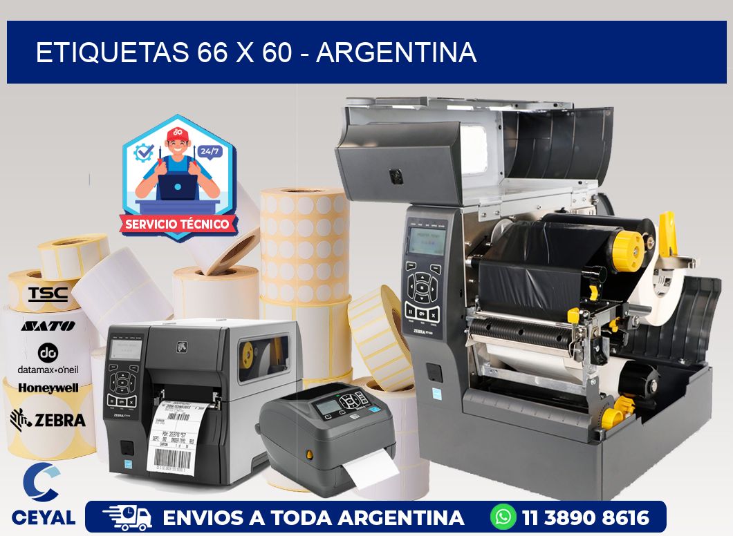 ETIQUETAS 66 x 60 - ARGENTINA