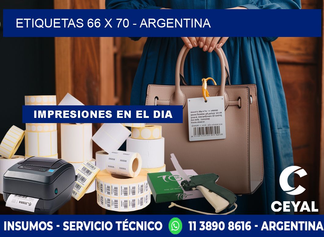 ETIQUETAS 66 x 70 - ARGENTINA