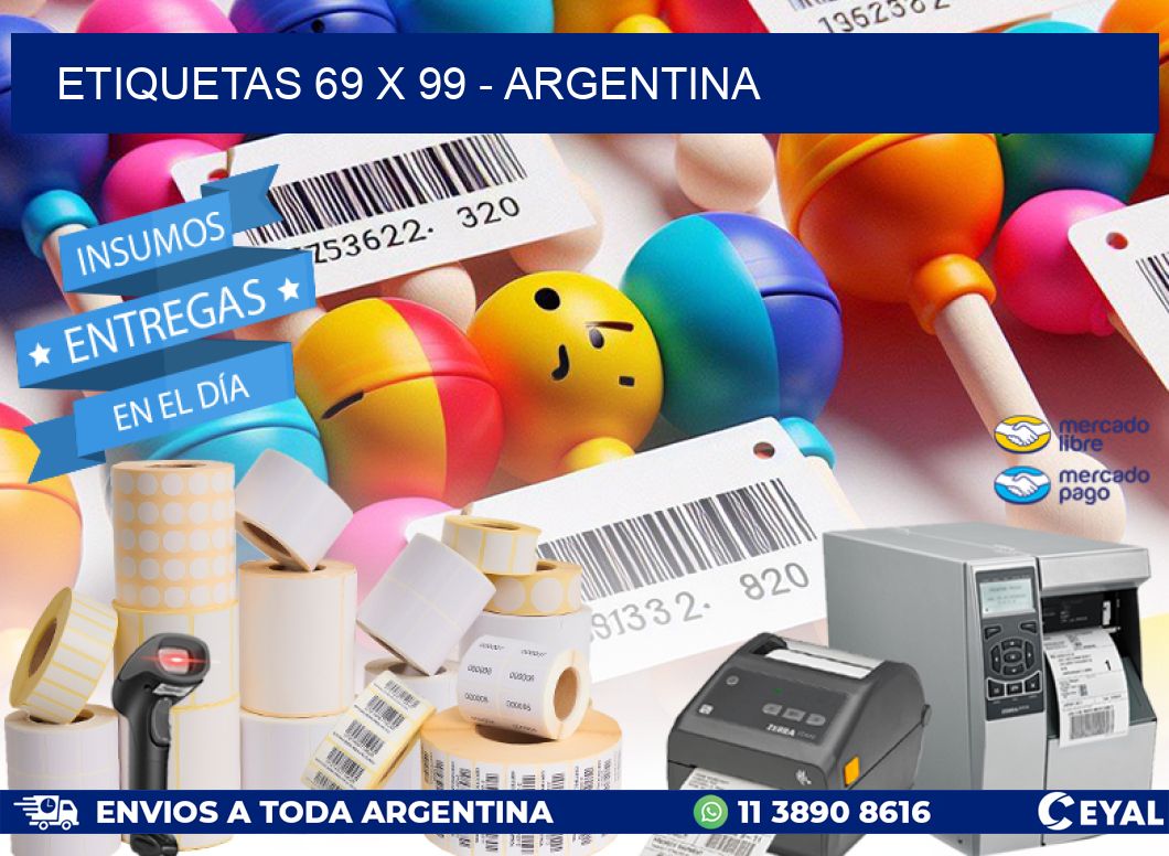 ETIQUETAS 69 x 99 - ARGENTINA