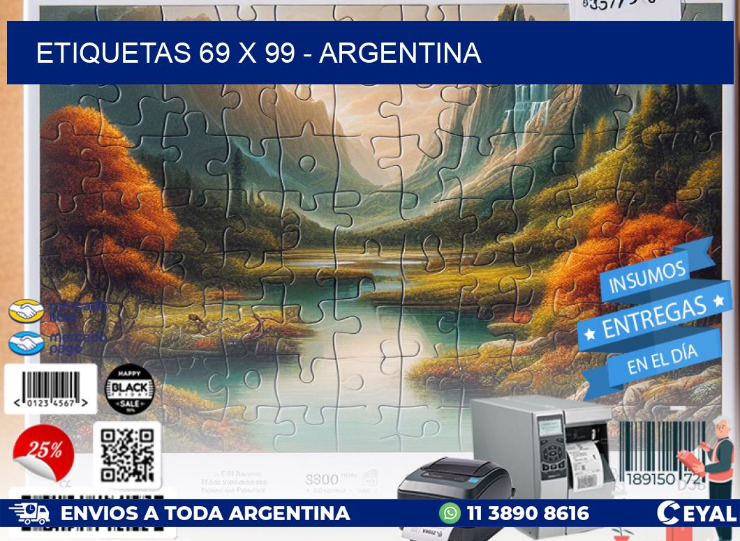 ETIQUETAS 69 x 99 - ARGENTINA