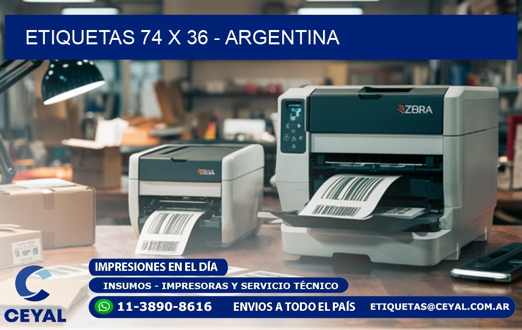 ETIQUETAS 74 x 36 - ARGENTINA