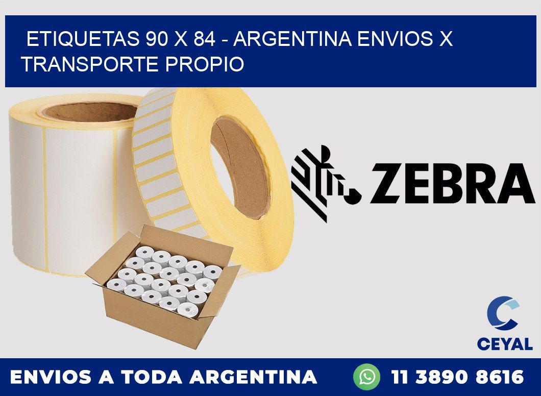 ETIQUETAS 90 x 84 – ARGENTINA ENVIOS X TRANSPORTE PROPIO