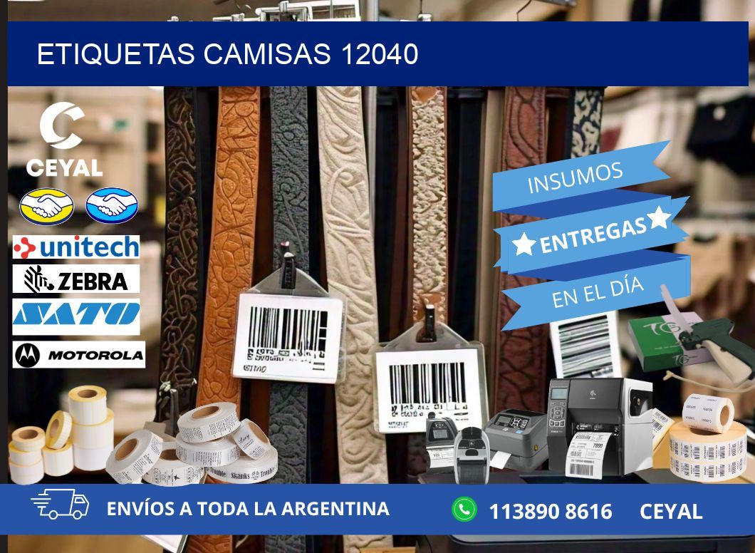 ETIQUETAS CAMISAS 12040