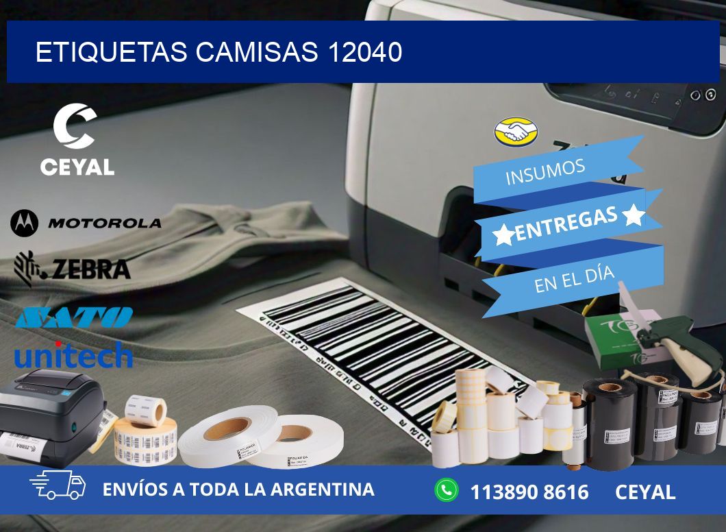 ETIQUETAS CAMISAS 12040