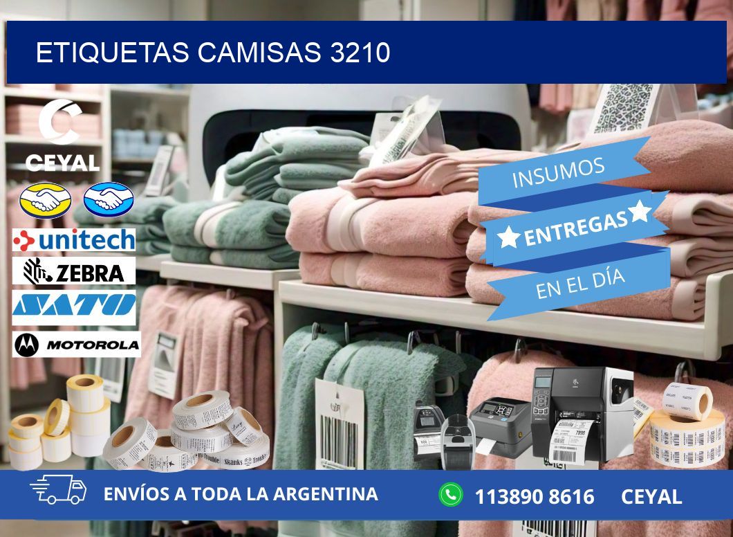 ETIQUETAS CAMISAS 3210