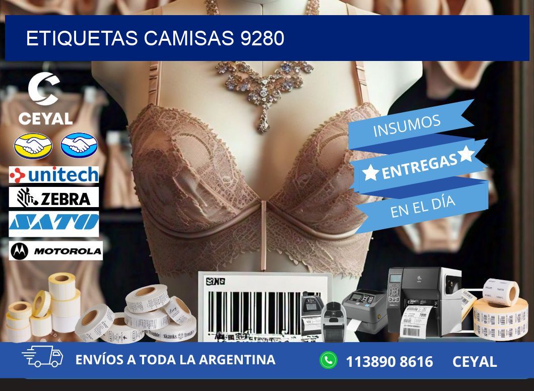 ETIQUETAS CAMISAS 9280