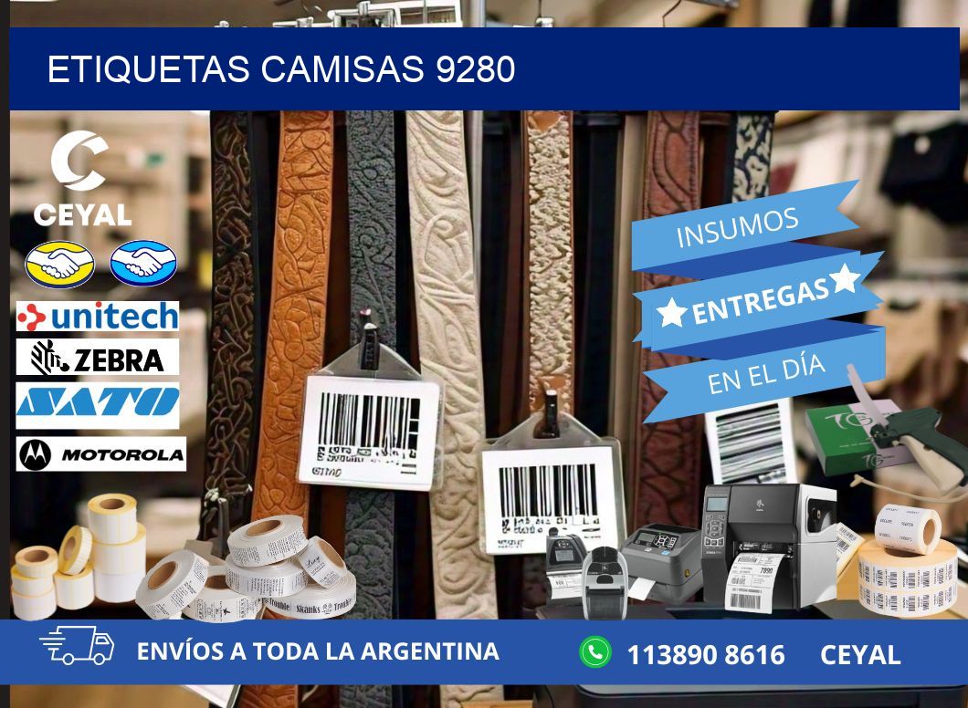 ETIQUETAS CAMISAS 9280