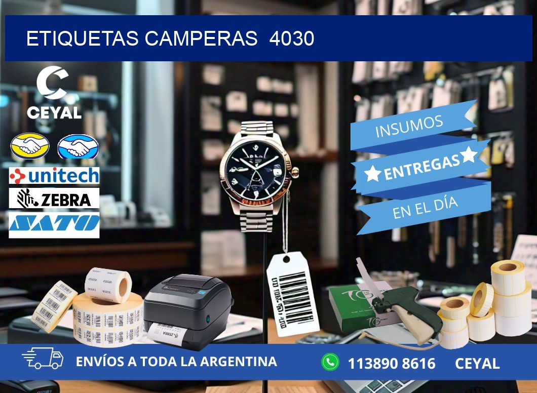 ETIQUETAS CAMPERAS  4030