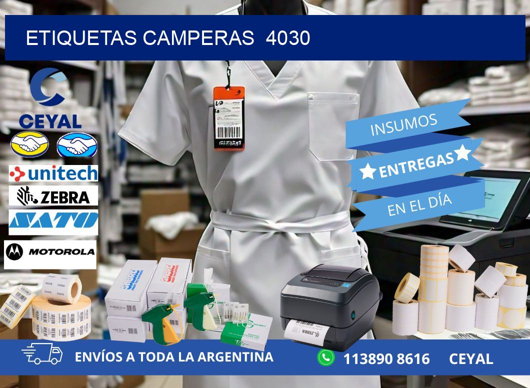 ETIQUETAS CAMPERAS  4030