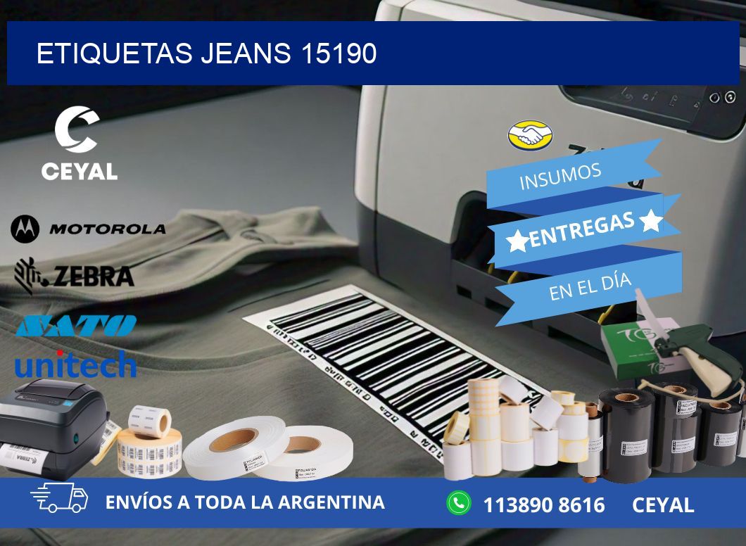 ETIQUETAS JEANS 15190