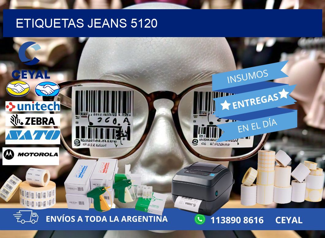 ETIQUETAS JEANS 5120