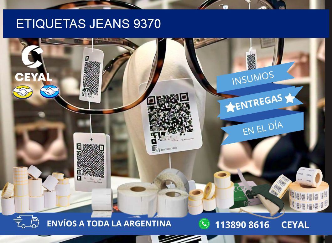 ETIQUETAS JEANS 9370