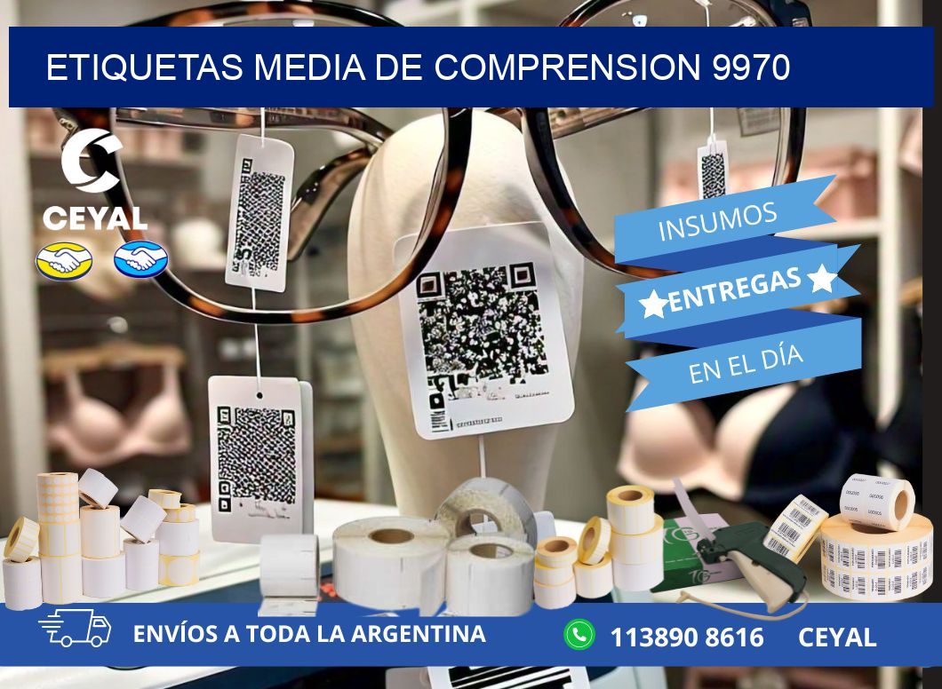 ETIQUETAS MEDIA DE COMPRENSION 9970