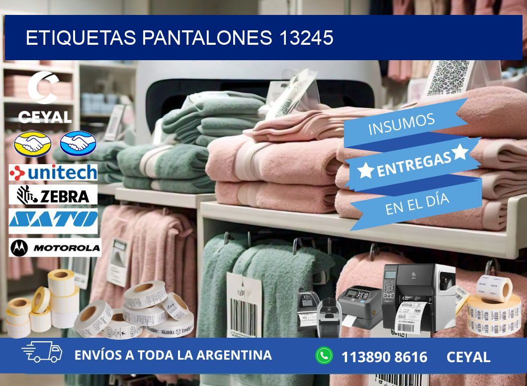 ETIQUETAS PANTALONES 13245