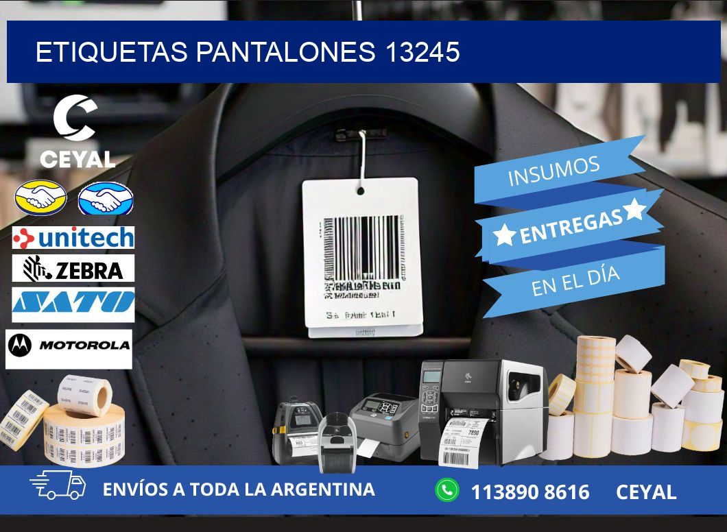 ETIQUETAS PANTALONES 13245