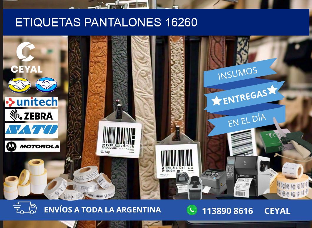 ETIQUETAS PANTALONES 16260