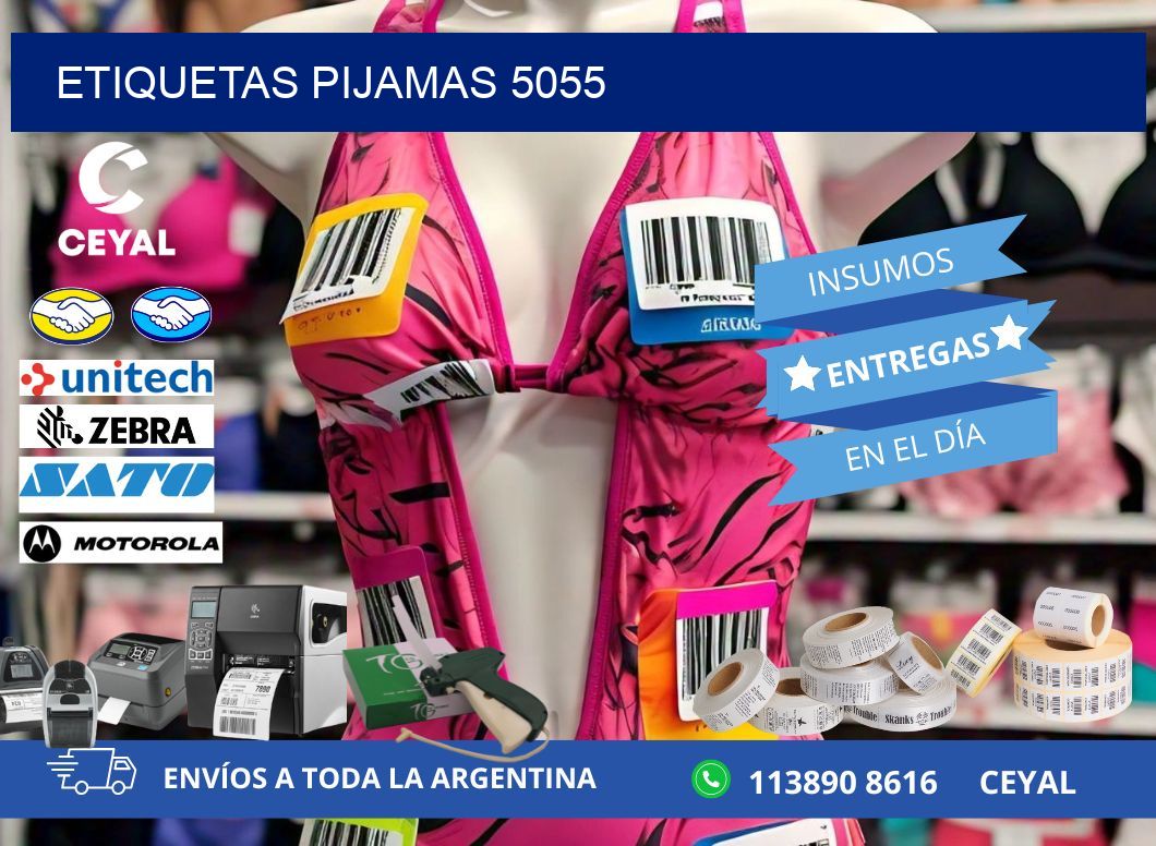 ETIQUETAS PIJAMAS 5055