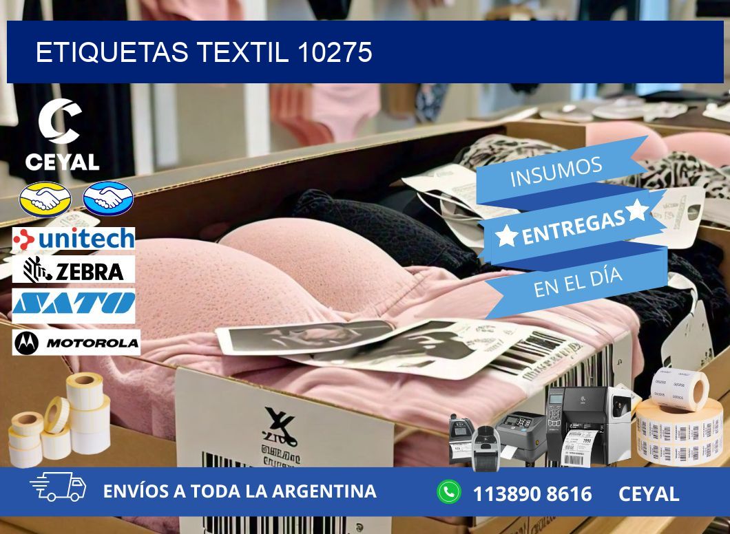 ETIQUETAS TEXTIL 10275