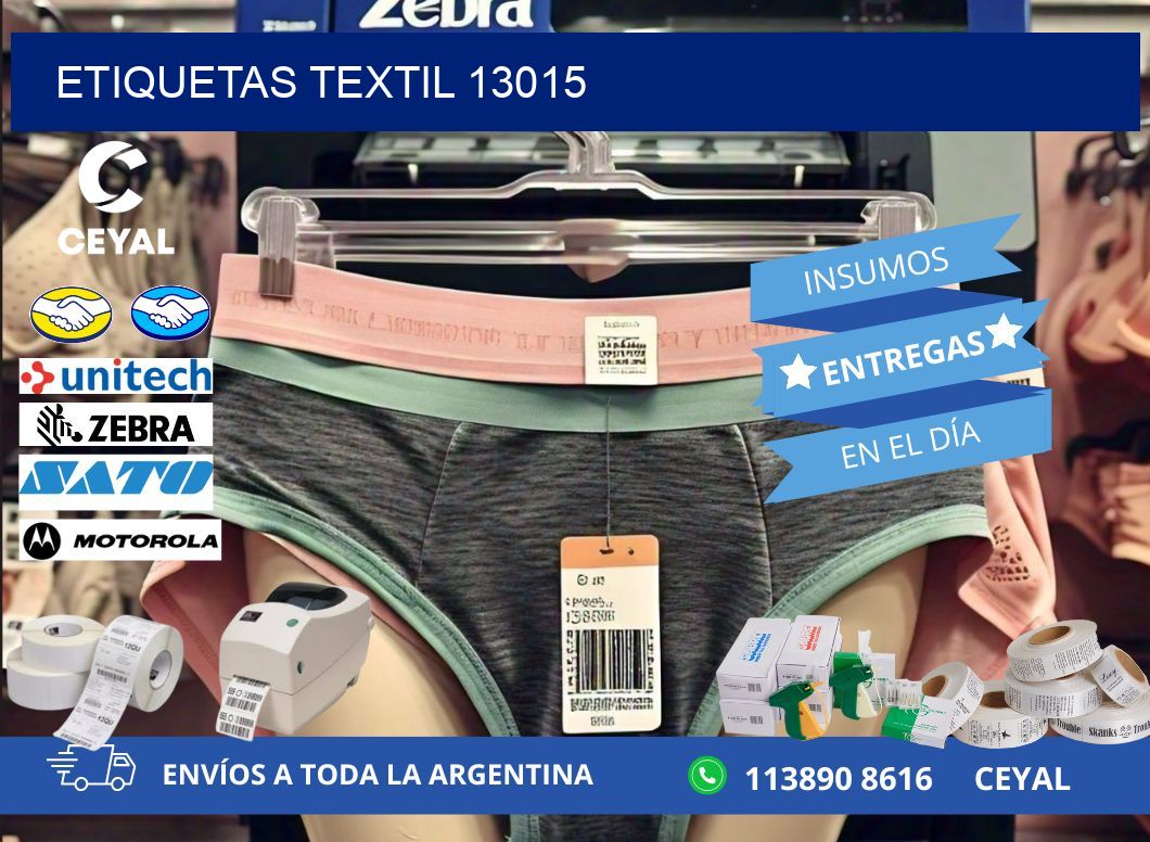 ETIQUETAS TEXTIL 13015