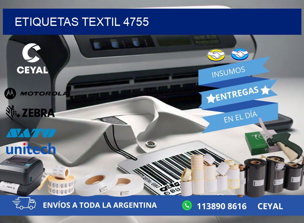 ETIQUETAS TEXTIL 4755