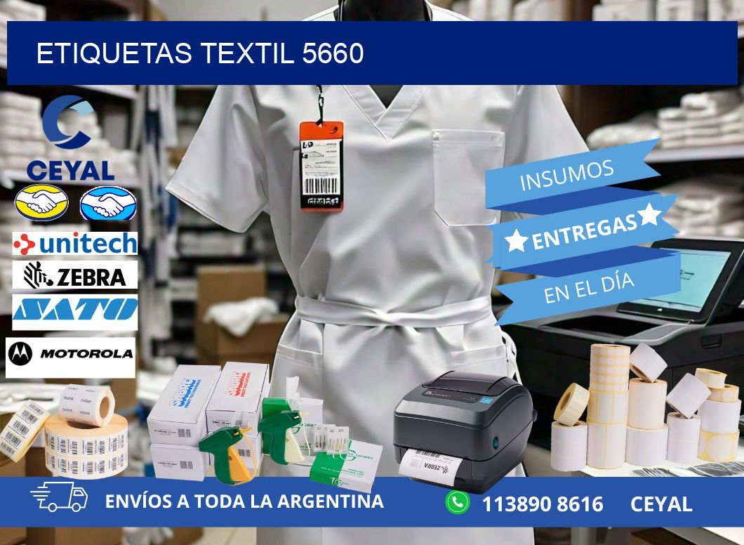 ETIQUETAS TEXTIL 5660