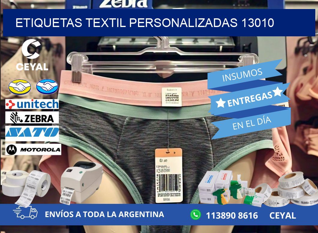 ETIQUETAS TEXTIL PERSONALIZADAS 13010