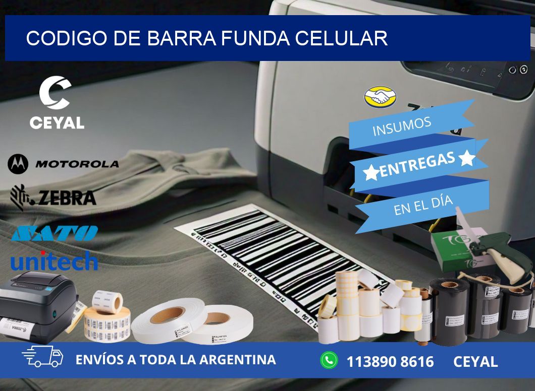 codigo de barra FUNDA CELULAR