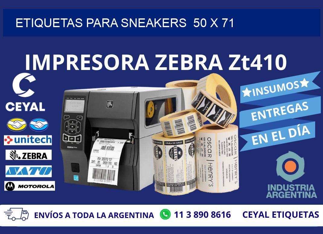 ETIQUETAS PARA SNEAKERS  50 x 71