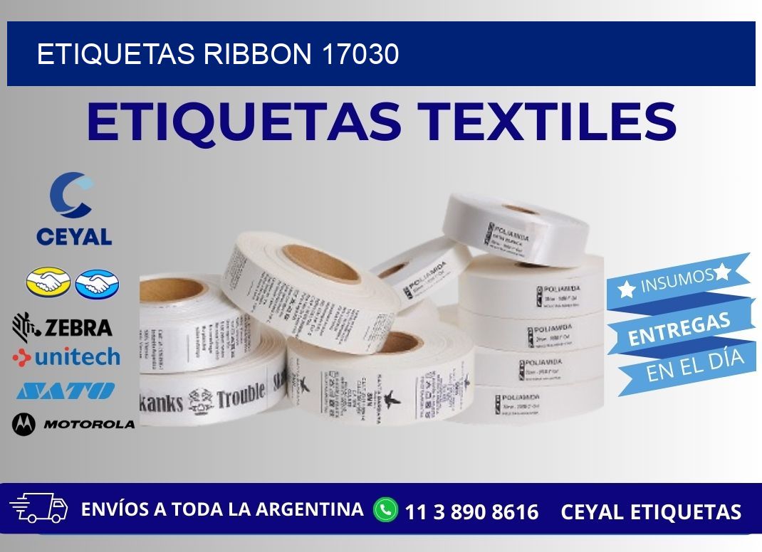 ETIQUETAS RIBBON 17030