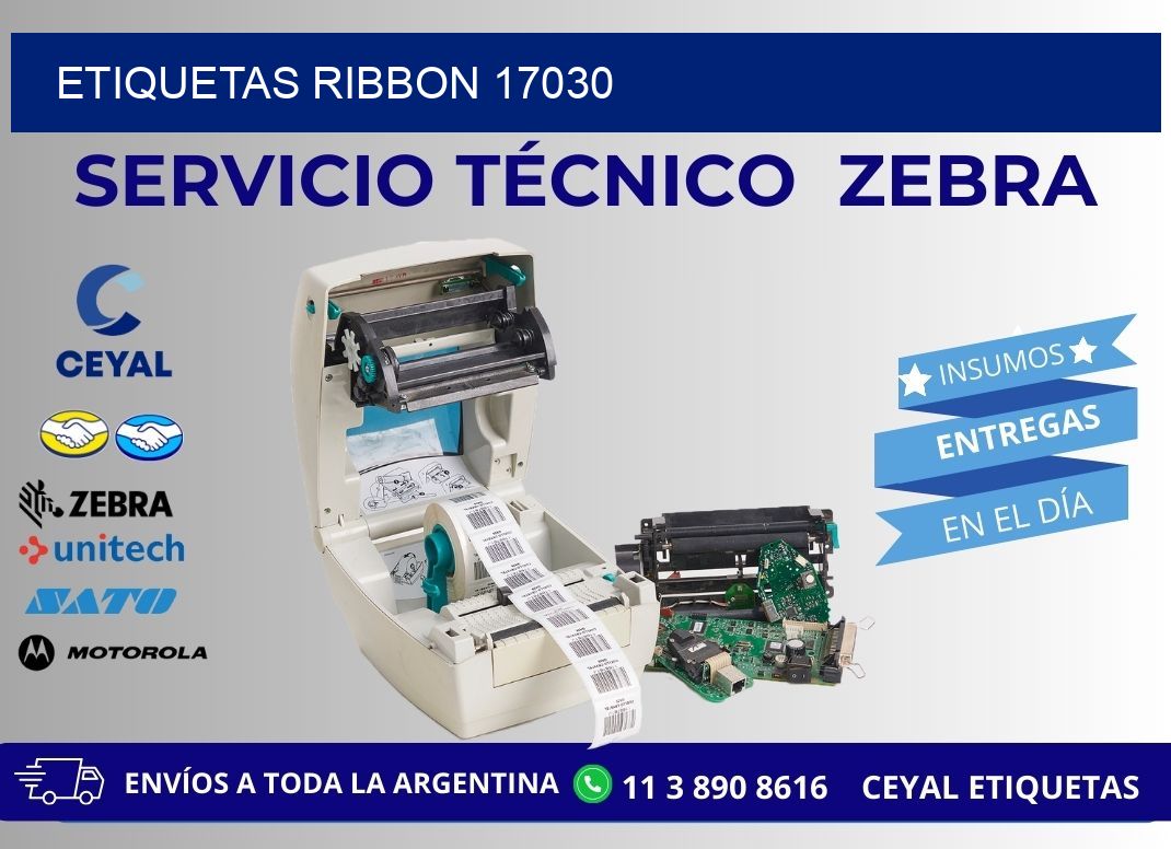 ETIQUETAS RIBBON 17030