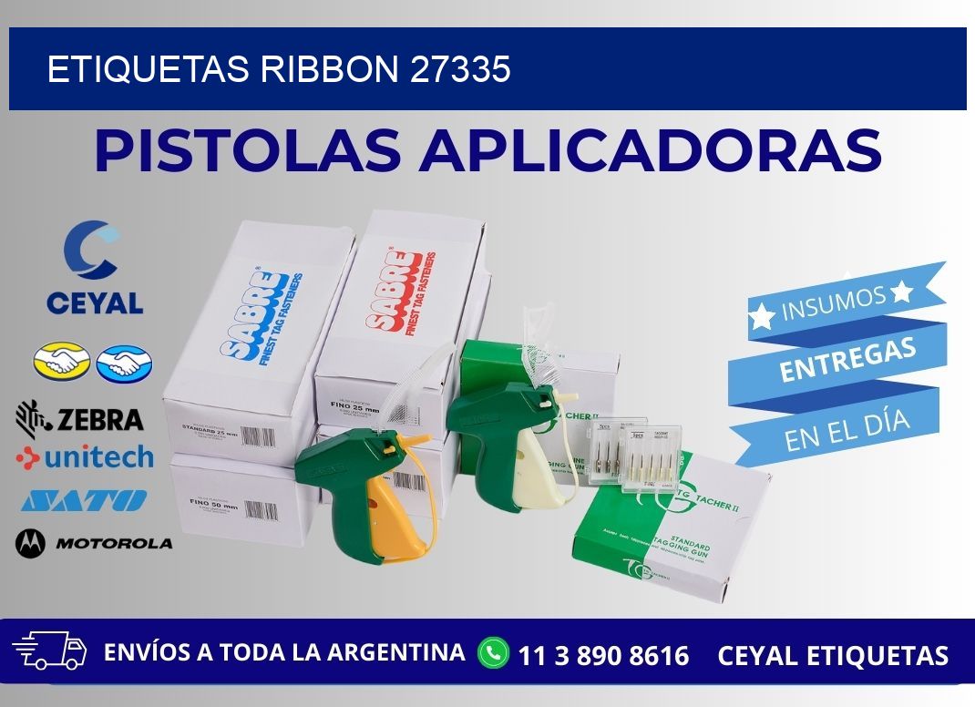 ETIQUETAS RIBBON 27335