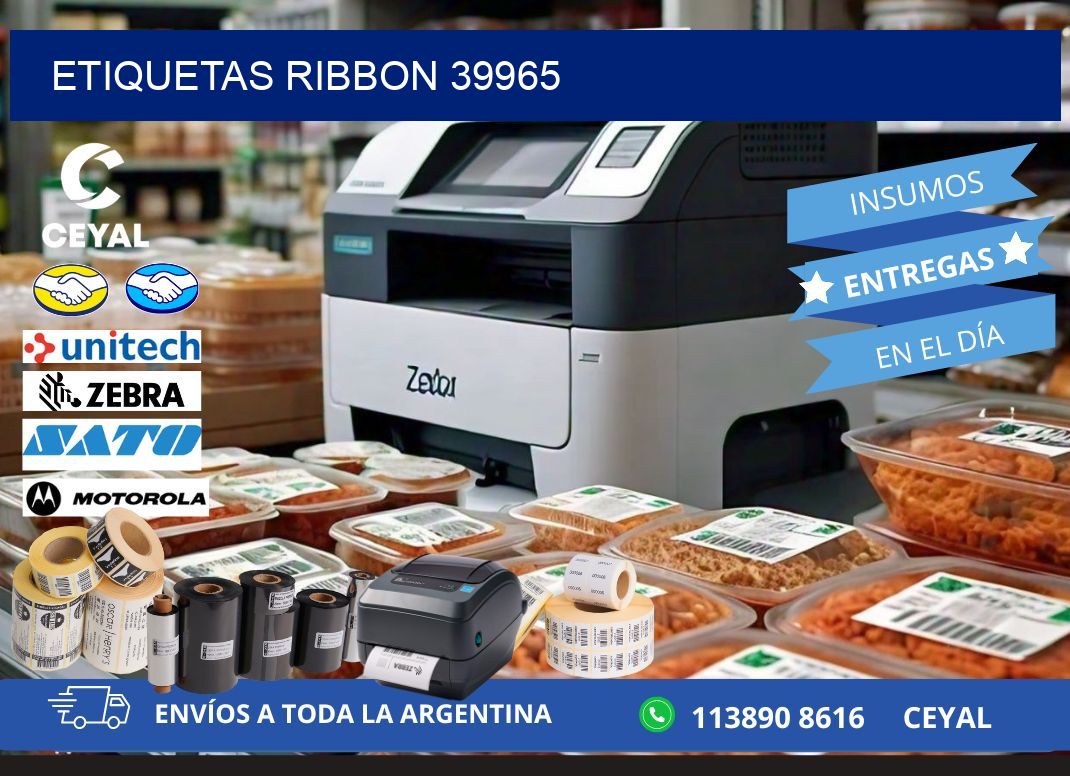 ETIQUETAS RIBBON 39965